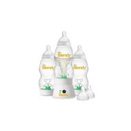 Baby Blendy Baby Bottles - Best Infant to Toddler Milk Feeding Containers with Anti-Colic Air Vent System - with Blender Mixer for Babies Newborns Infants Toddlers (3-6 Months) Pre