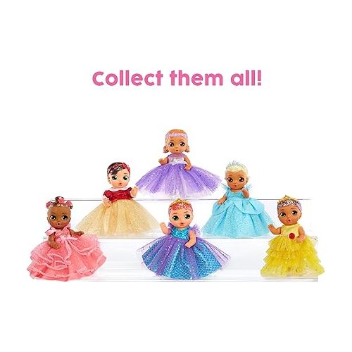 Baby Born Surprise Small Dolls Series 9 - Unwrap Surprise Collectible Baby Doll with 3 Water Surprises, Princess-Themed Dress, Color Change Diaper, Castle Packaging, for Kids Ages 4 & Up
