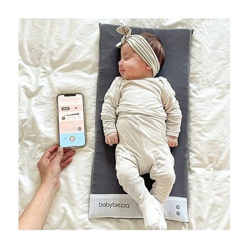  Baby Brezza Smart Soothing Mat - Vibrating Baby Mat/Soother Pad Aides in Calming Fussy Baby for Easier Sleep, Infant: 0-12 Months