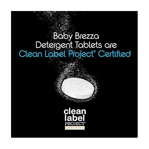  Baby Brezza Official Detergent Soap Tablets for Baby Brezza Bottle Washer Pro, 120 Tablets