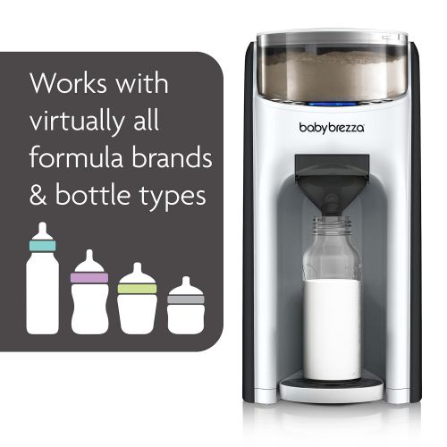  New and Improved Baby Brezza Formula Pro Advanced Formula Dispenser Machine - Automatically Mix a Warm Formula Bottle Instantly - Easily Make Bottle with Automatic Powder Blending