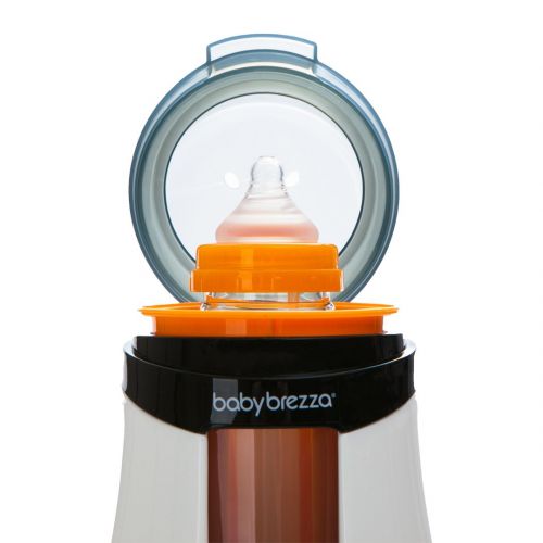  Baby Brezza Safe & Smart, Electric Baby Bottle Warmer and Baby Food Warmer  Universal Fit - Glass, Plastic, Small, Large, Newborn Feeding Bottles - Wireless Bluetooth Control - Di