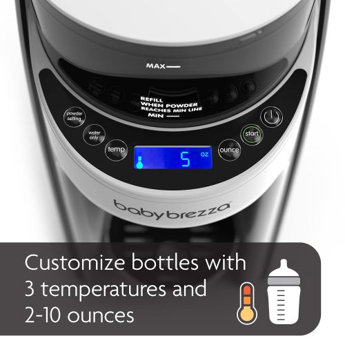  [무료배송]신형 베이비브레짜 자동 분유제조기 포뮬러 프로 Baby Brezza Formula Pro Advanced Formula Dispenser Machine - Automatically Mix a Warm Formula Bottle Instantly - Easily Make Bottle with Automatic Powder Blending