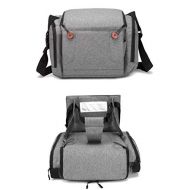 Baby Brielle Portable Gray Travel Infant and Toddler Diaper Bag with Booster Seat for Dining Table, Planes, and Travel