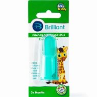 [아마존베스트]Baby Buddy Brilliant Baby Finger Toothbrush - Silicone Gum Massager and Teether Brush for Babies and Toddlers - Kids Love Them, Green, 1 Count