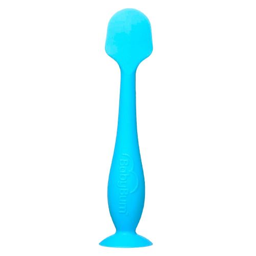  [아마존베스트]Baby Bum Brush, Original Diaper Rash Cream Applicator, Soft Flexible Silicone, Unique Gift, [Blue]