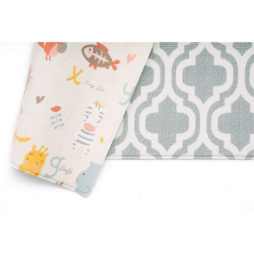  Baby Care Play Mat - Haute Collection (Medium, Sea Petals - Grey)