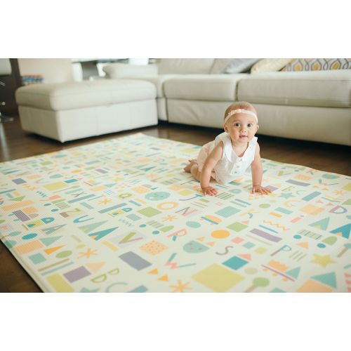  Baby Care Play Mat - Haute Collection (Medium, Sea Petals - Grey)