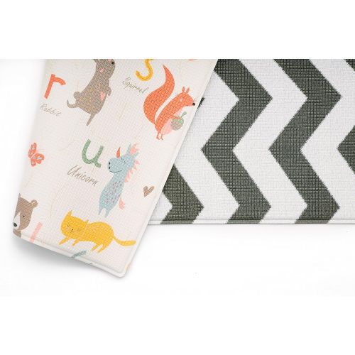  Baby Care Play Mat - Haute Collection (Medium, Sea Petals - Grey)