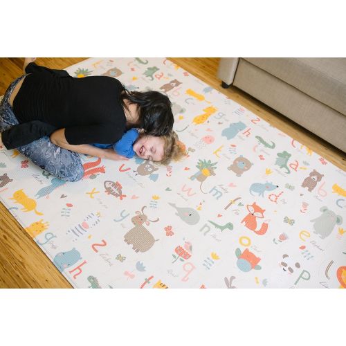  Baby Care Play Mat - Haute Collection (Medium, Sea Petals - Grey)