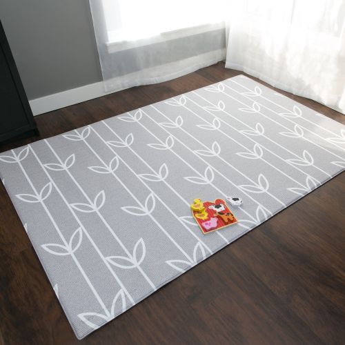  Baby Care Play Mat - Haute Collection (Large, Sea Petals - Grey)