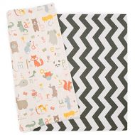 [아마존 핫딜] [아마존핫딜]Baby Care Play Mat - Haute Collection (Large, Zig Zag - Black)