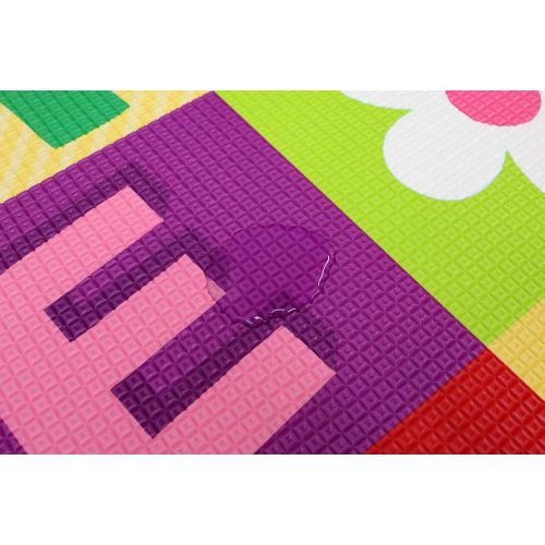  [아마존베스트]Baby Care Play Mat (Large, Zoo Town)