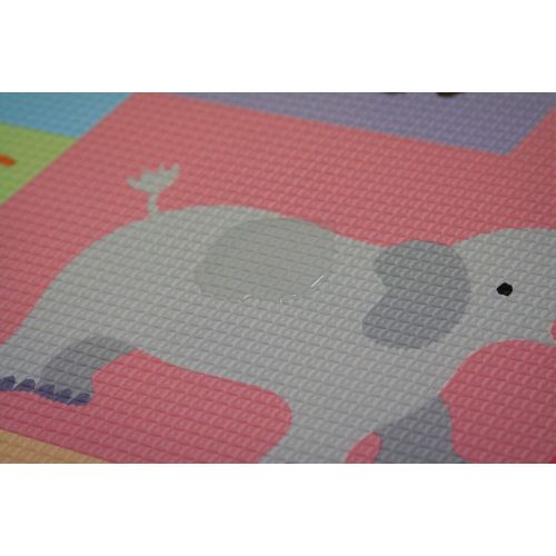  Visit the Baby Care Store Baby Care Play Mat - Playful Collection (Busy Farm, Large) - Play Mat for Infants  Non-Toxic Baby Rug  Cushioned Baby Mat Waterproof Playmat  Reversible Double-Sided Kindergarte