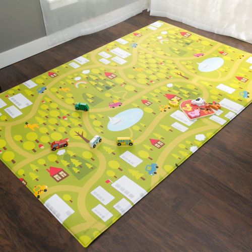 스킵 Baby Care Play Mat (Large, Busy Farm)