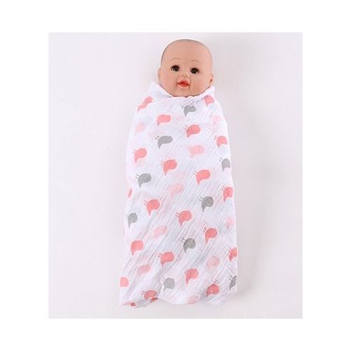  Baby Cute 100% Cotton SwaddleDesigns Cotton Muslin Swaddle Blankets, Set of 3, Sterling Goodnight Starshine