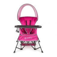 Baby Delight Go with Me Venture Portable Chair | Indoor and Outdoor | Sun Canopy | 3 Child Growth Stages | Pink