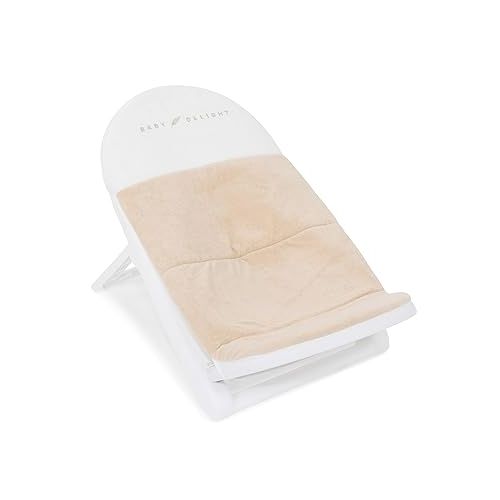  Baby Delight Cushy Nest Cloud Premium Organic Infant Bather | Baby Bath Seat | Comfortable Infant Bath Seat with Support | for Sinks and Tubs | Organic Oat