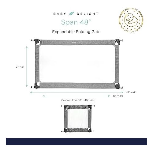  Baby Delight Go with Me Portable Mesh Baby Gate | Span 30-48