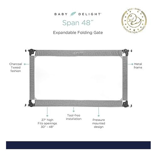  Baby Delight Go with Me Portable Mesh Baby Gate | Span 30-48