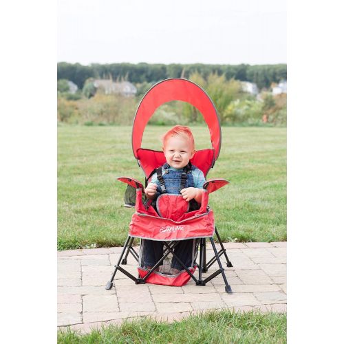  Baby Delight Go with Me Chair | Indoor/Outdoor Chair with Sun Canopy | Teal | Portable Chair converts to 3 Child Growth Stages: Sitting, Standing and Big Kid | 3 Months to 75 lbs |