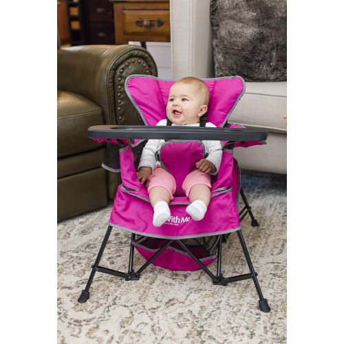  Baby Delight Go with Me Chair | Indoor/Outdoor Chair with Sun Canopy | Teal | Portable Chair converts to 3 Child Growth Stages: Sitting, Standing and Big Kid | 3 Months to 75 lbs |