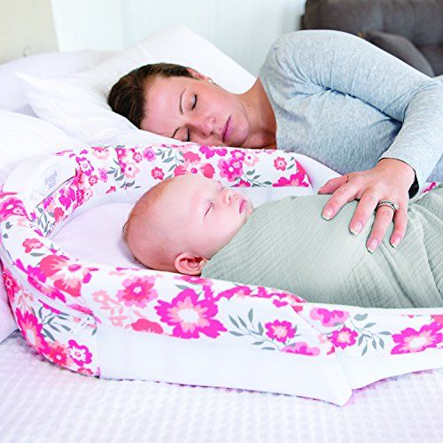  [아마존베스트]Baby Delight Snuggle Nest Harmony Infant Sleeper/Baby Bed with Incline Wedge | Garden Dreams...