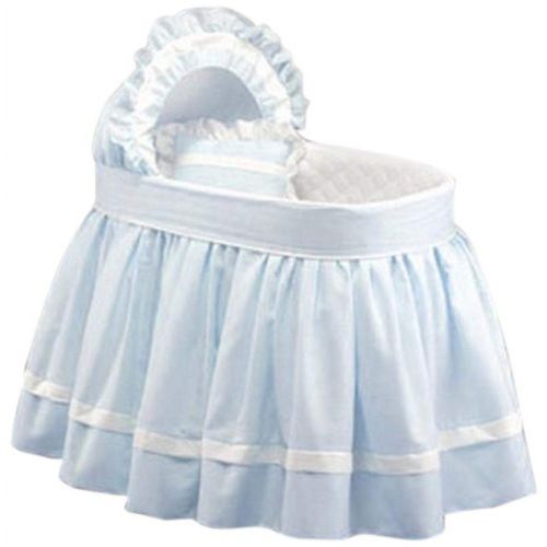  BabyDoll Bedding Baby Doll Bedding Darling Pique Bassinet Bedding, Blue