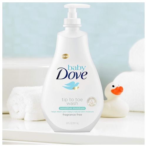  [아마존베스트]Baby Dove Tip to Toe Baby Wash Sensitive Moisture 20 oz