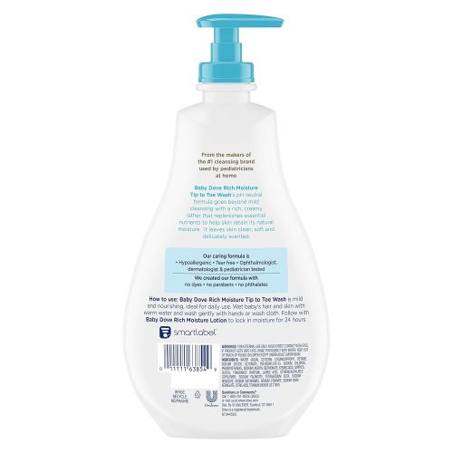  [아마존베스트]Baby Dove Tip to Toe Baby Wash Rich Moisture 20 oz