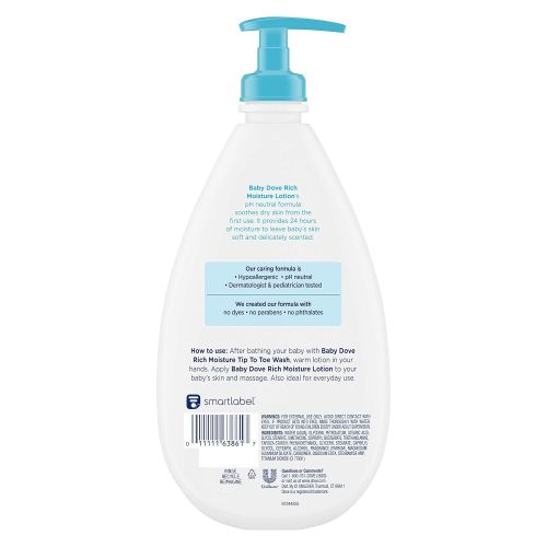  [아마존베스트]Baby Dove - USA Baby Dove Rich Moisture Lotion, 20 Ounce