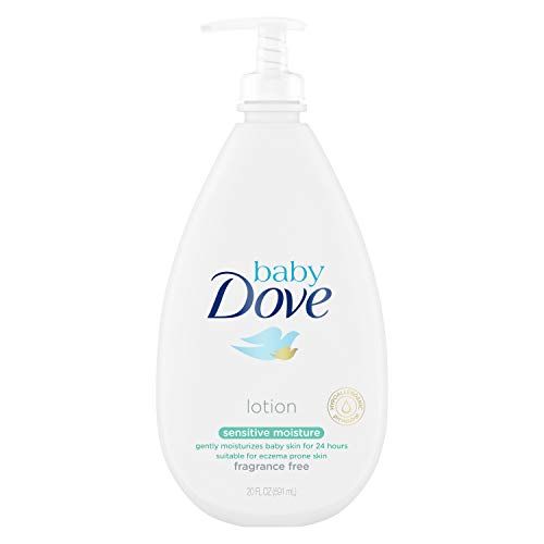  [아마존베스트]BABY DOVE LOTION Baby Dove Sensitive Moisture Fragrance Free Lotion, 20 Ounce