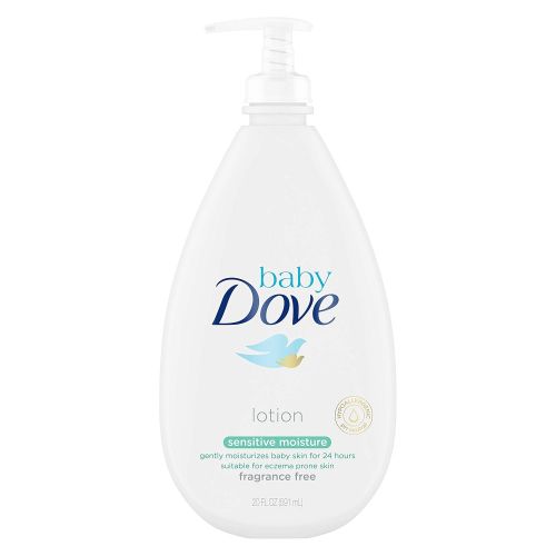  [아마존베스트]BABY DOVE LOTION Baby Dove Sensitive Moisture Fragrance Free Lotion, 20 Ounce