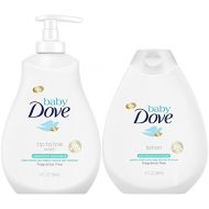 Baby Dove Sensitive Moisture Bundle: Tip to Toe Wash and Lotion, 13 OunceEach