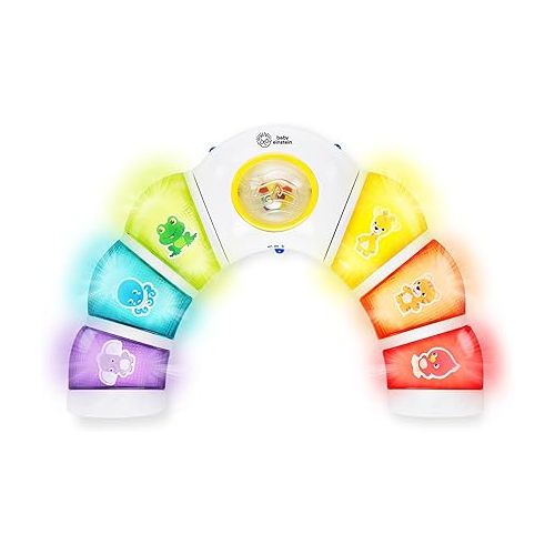  Baby Einstein Glow & Discover Light Bar Musical Activity Station and Tummy Time Toy, Age 3 months+