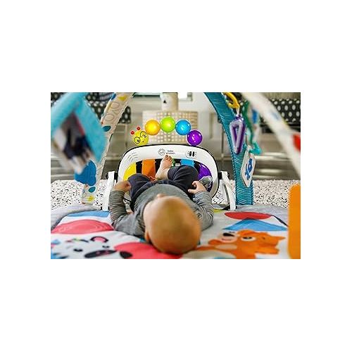  Baby Einstein 4-in-1 Kickin' Tunes Music and Language Play Gym and Piano Tummy Time Activity Mat