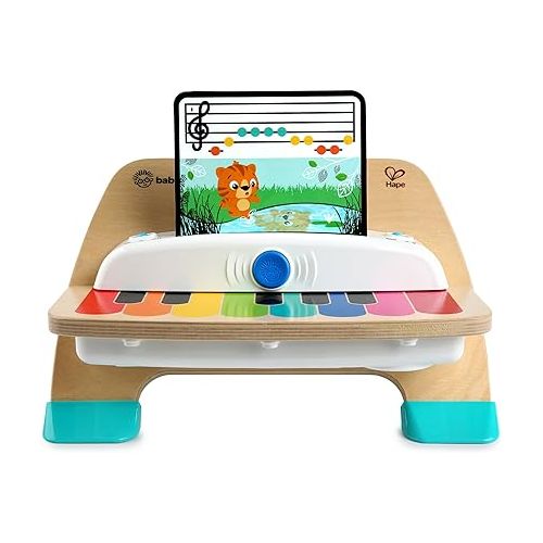  Baby Einstein and Hape Magic Touch Piano Wooden Musical Toddler Toy, Age 6 Months and Up