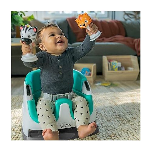  Baby Einstein Dine & Discover Multi-Use Booster Feeding & Floor Activity Seat with Self-Storing Tray