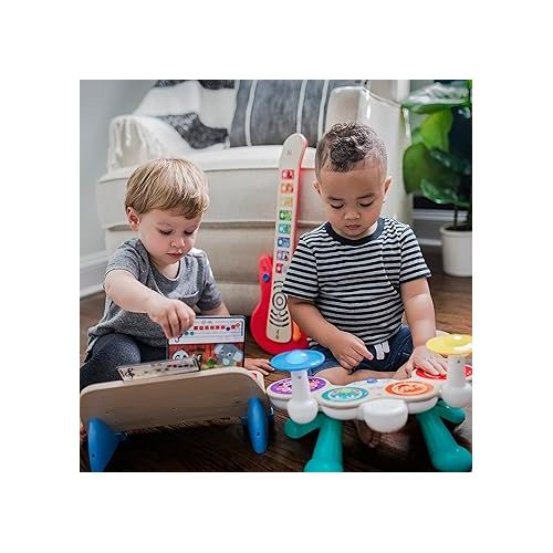  Baby Einstein Together in Tune Drums? Safe Wireless Wooden Musical Toddler Toy, Magic Touch Collection, Age 12 Months+