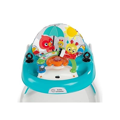  Baby Einstein Sky Explorers Baby Walker Activity Center and Sensory Play Learning-Toy with Lights, Songs and Sounds, Age 6 Months+, Blue