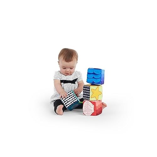  Baby Einstein Explore & Discover Soft Blocks Toys, Ages 3 months +