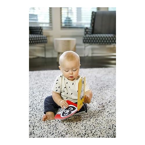  Baby Einstein Flip For Art High Contrast Floor Activity Mirror with Take Along Cards, Tummy Time Play, Newborn+