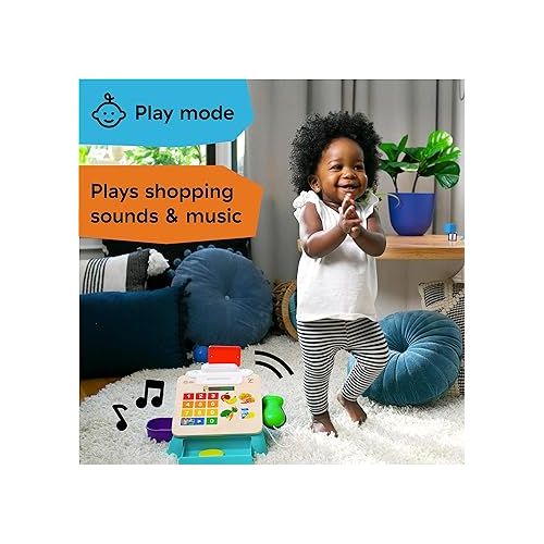  Baby Einstein + Hape Magic Touch Cash Register Pretend to Check Out Toy, with Real Sounds and Music, Ages 9 Months and Up