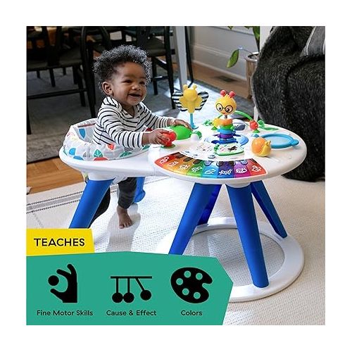  Baby Einstein Around We Grow 4-in-1 Walker, Discovery Activity Center and Table, Age 6 Months and up