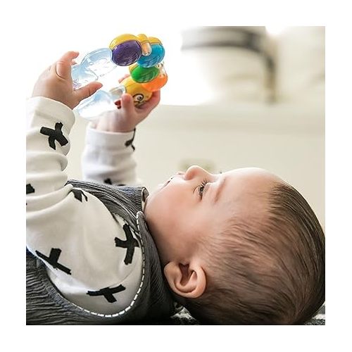  Baby Einstein Teether-pillar Rattle and Chill Teething Toy, Ages 3 months +