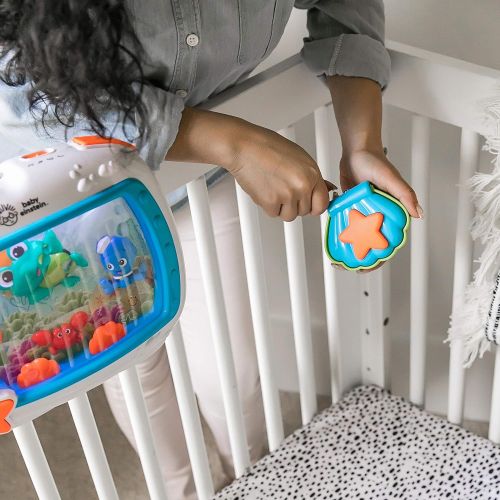  [아마존 핫딜]  [아마존핫딜]Baby Einstein Sea Dreams Soother Musical Crib Toy and Sound Machine, Newborns +