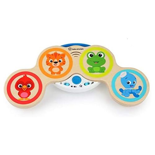  [아마존베스트]Baby Einstein Magic Touch Drums Wooden Drum Musical Toy, Ages 6 months and up