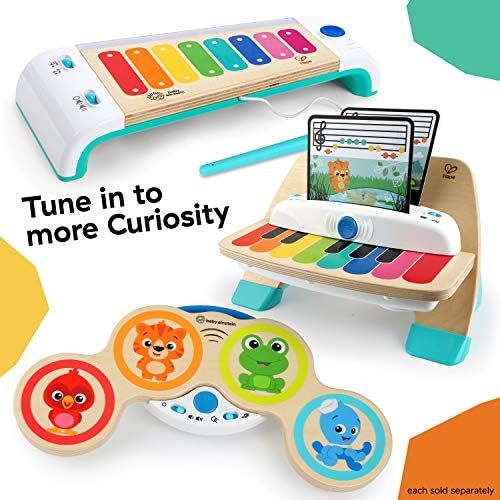  [아마존베스트]Baby Einstein Magic Touch Drums Wooden Drum Musical Toy, Ages 6 months and up