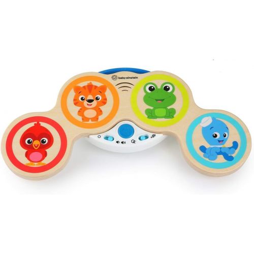  [아마존베스트]Baby Einstein Magic Touch Drums Wooden Drum Musical Toy, Ages 6 months and up