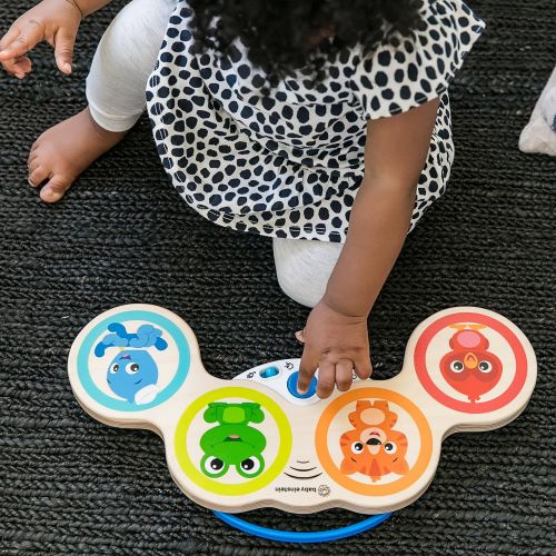  [아마존베스트]Baby Einstein Magic Touch Drums Wooden Drum Musical Toy, Ages 6 months and up